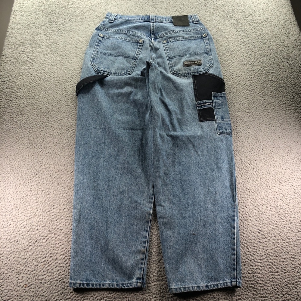 Vintage BHPC Jeans Mens 32x32 Blue Baggy 90s Skater Grunge Carpenter Hip Hop Y2K